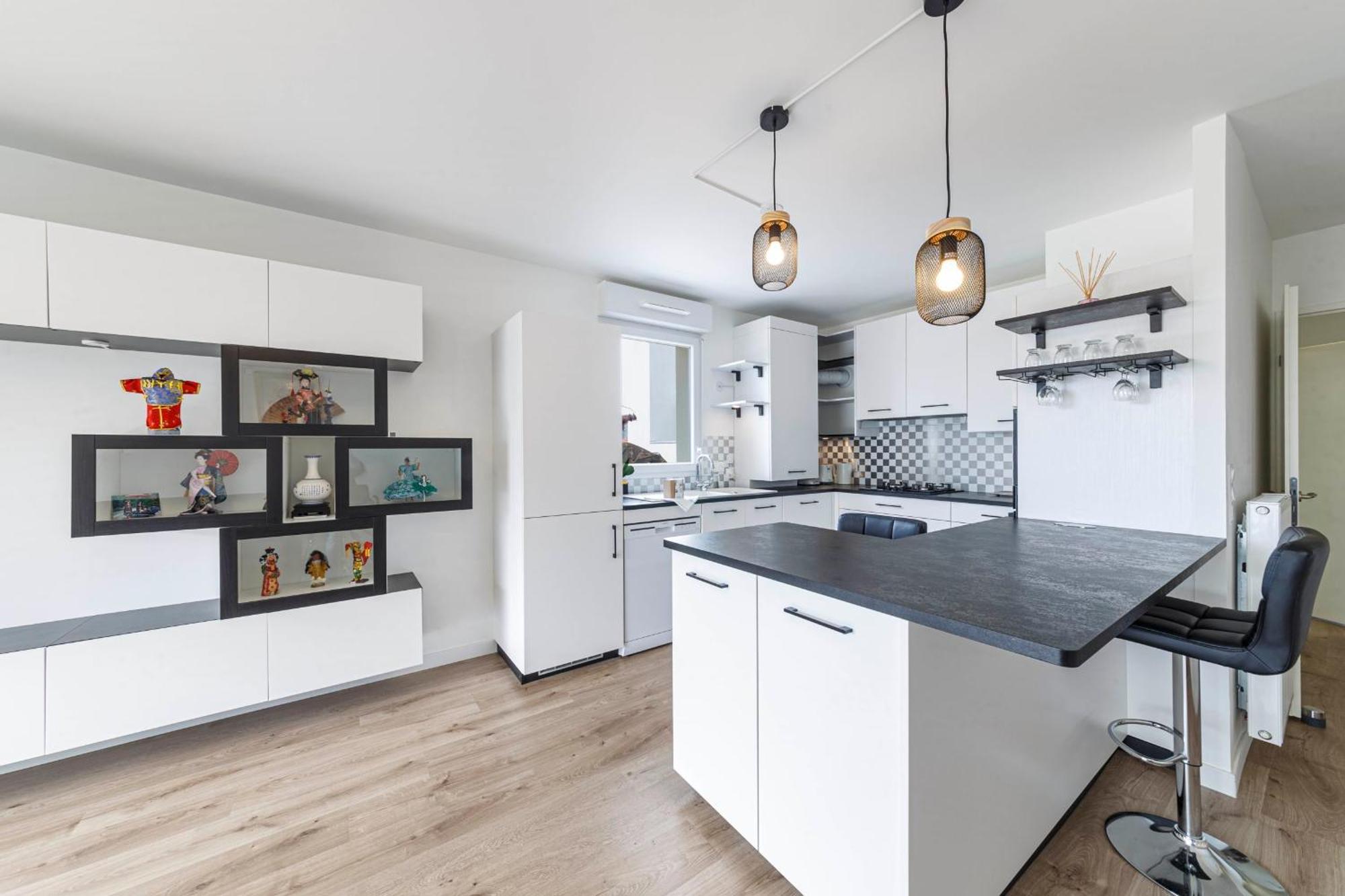 Bel appartement moderne avec jardin - terrasse Angers Extérieur photo